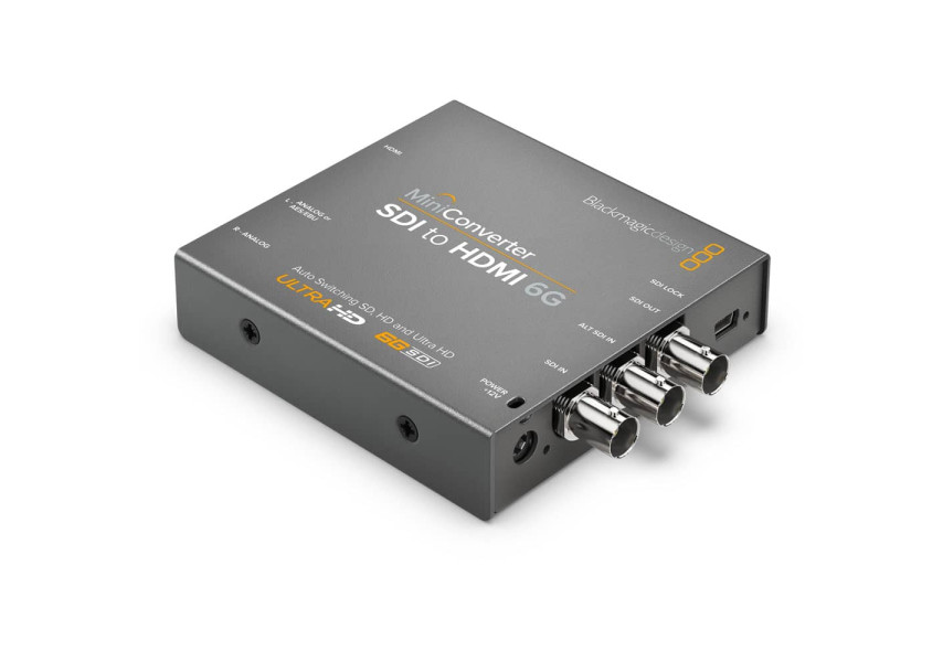 Mini converter SDI aHDMI 6G vista de perfil