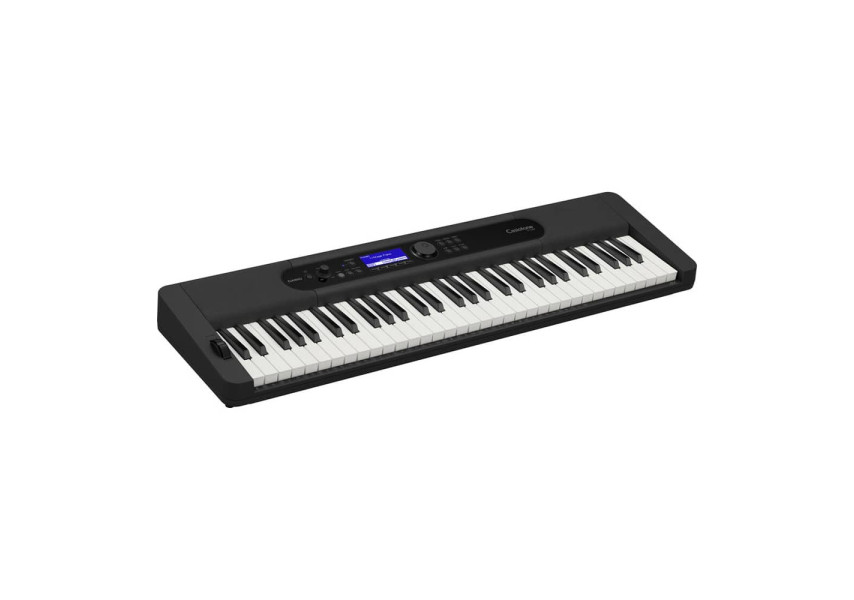 Teclado portátil Casio CT-S400 vista de perfil