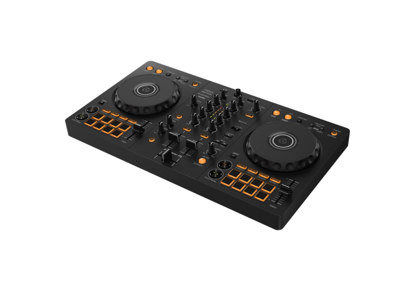 Controlador DDJ-FLX4 vista de perfil