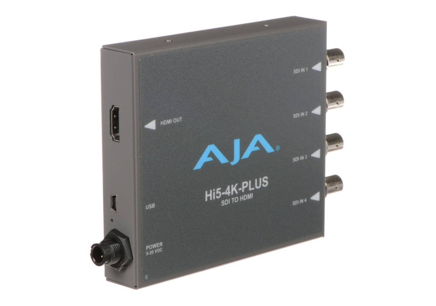 Convertidor Ai5-4K vista de perfil y salida HDMI