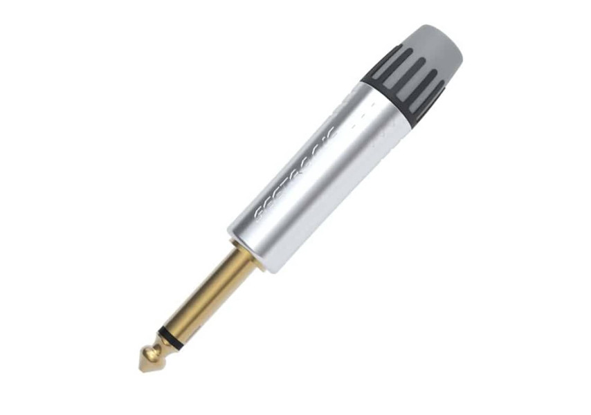 Seetronic MP2X-G Conector Plug 1/4 TS Mono contacto dorado para audio