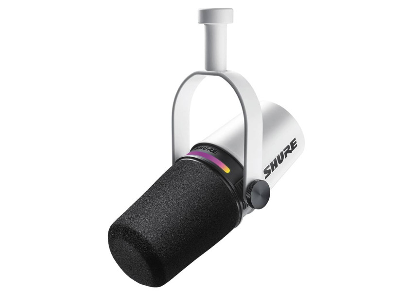 Shure MV7+ Micrófono Podcast XLR/USB (Blanco) 