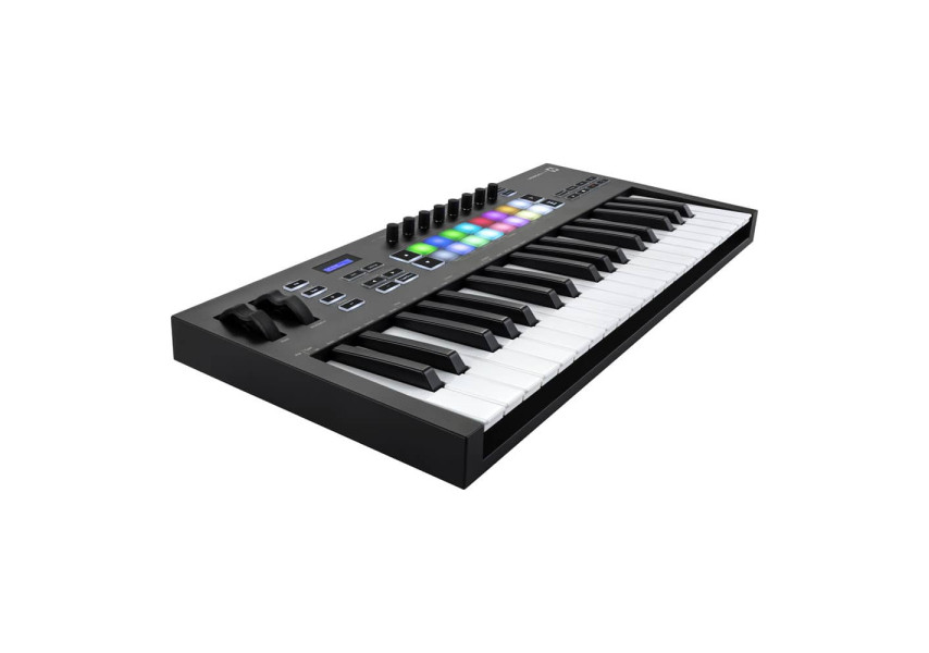 Launchkey 37 vista de perfil izquierdo