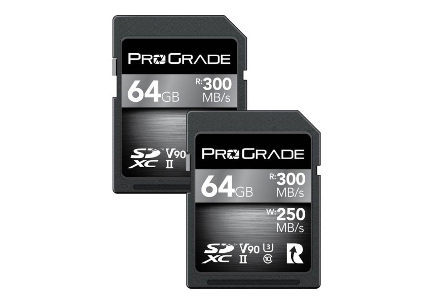 Tarjeta SDXC de ProGrade (2-pack) vista frontal