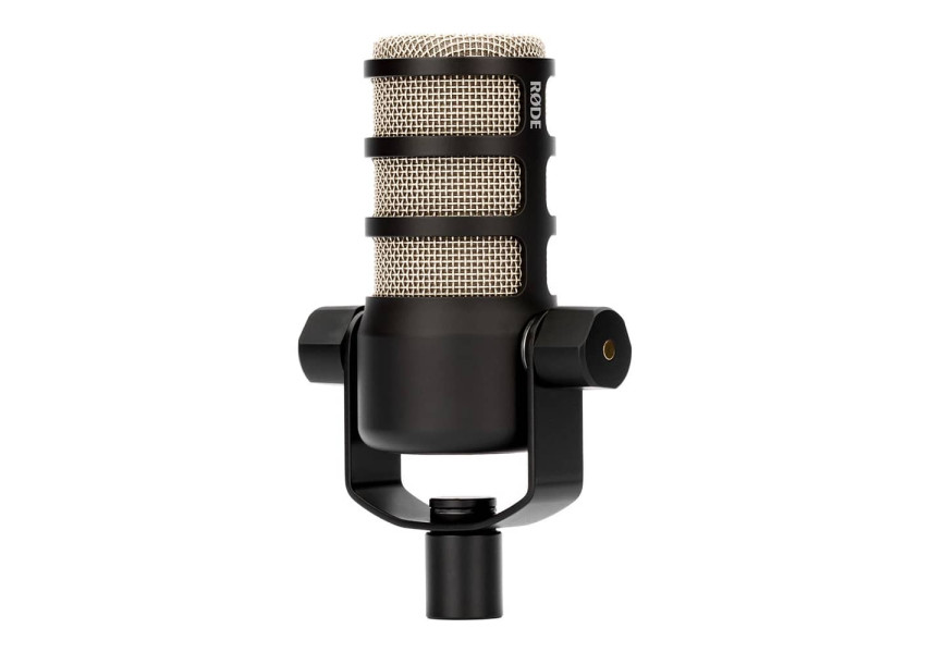 Micrófono Dinámico para Podcast RØDE PodMic (negro) vista lateral