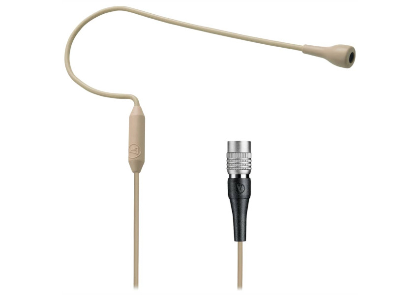 Audio-Technica PRO92cW Micrófono de Diadema Omnidireccional (beige) para presentaciones