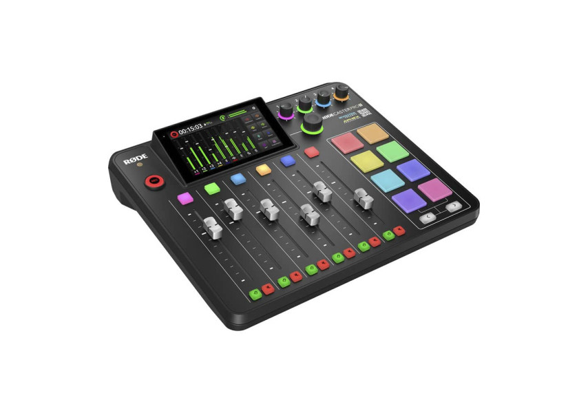 Interface RODECaster Pro II vista de perfil