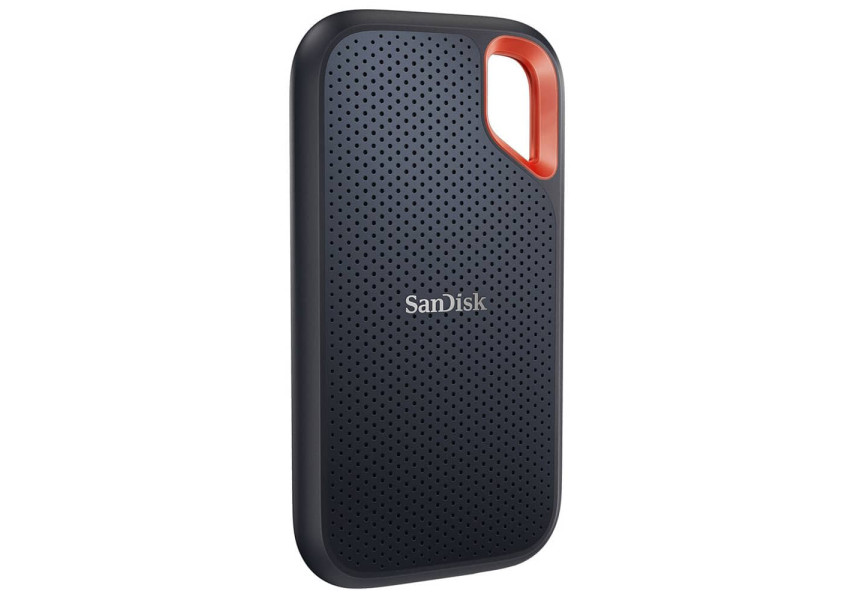 SanDisk Unidad Portátil SSD Extreme V2 de 1 TB vista de perfil