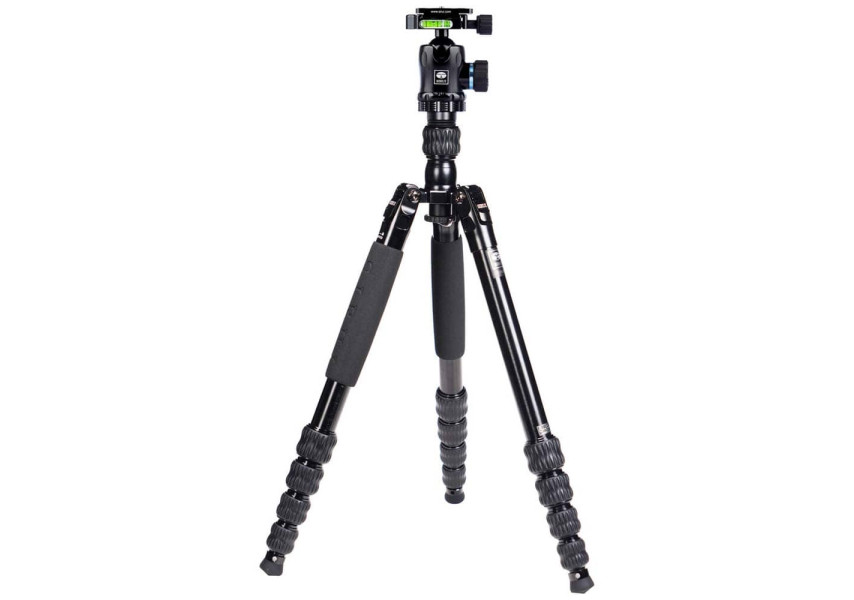 Sirui T-1005 Trípode con cabezal E-10 vista frontal