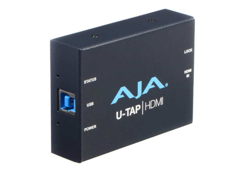 Convertidor U-TAP HDMI a USB 3.0 vista de perfil y salida USB