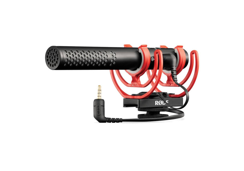 Micrófono Videomic NTG con shockmount vista de perfil