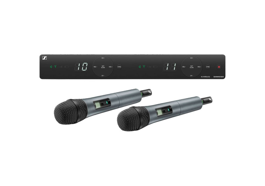 Set XSW 1-835 DUAL-A receptor y dos micrófonos