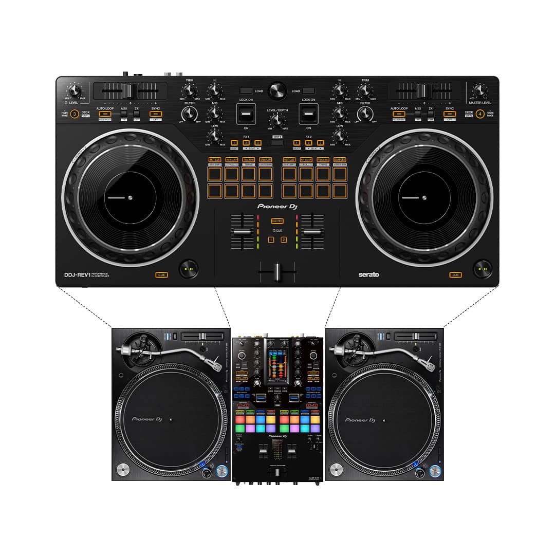 Comparación controlador DDJ-REV1