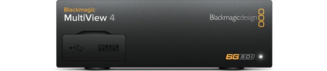 Blackmagic Design MultiView 4 vista frontal