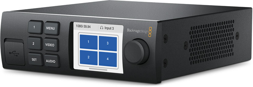 Blackmagic Design MultiView 4 vista de perfil