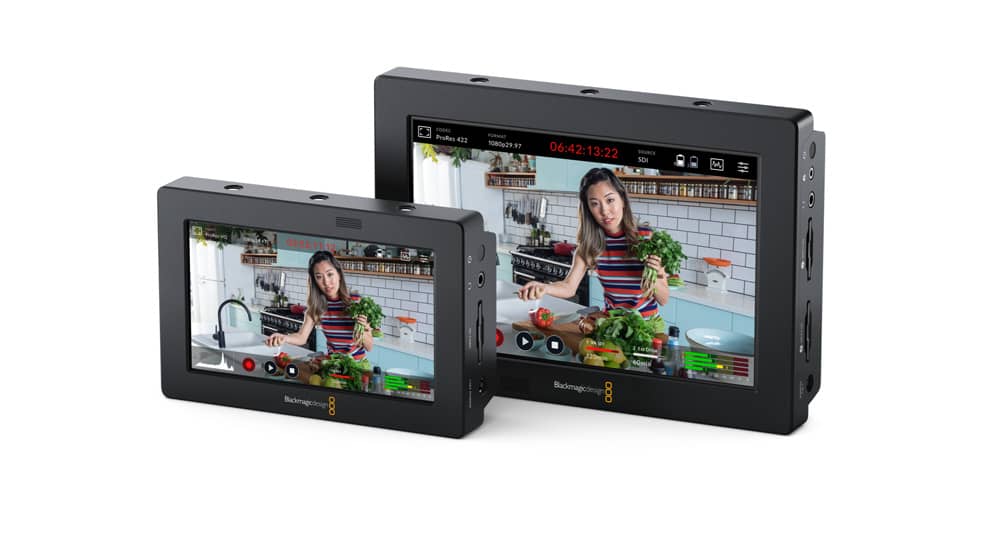 Monitores Video Assist 3G 5 y 7 vista de perfil
