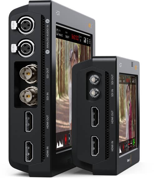 Monitores Video Assist 12G 5 y 7 vista perfil izquierdo