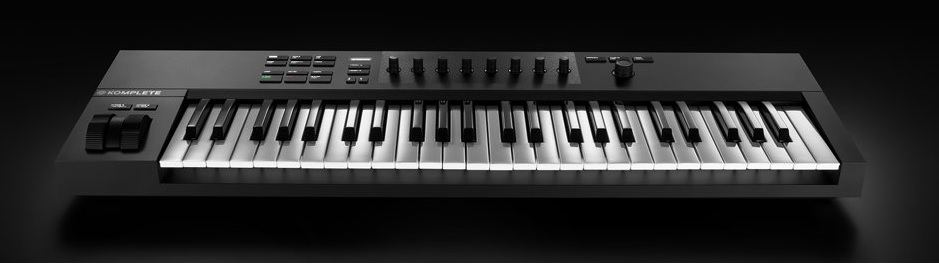 Teclado controlador KOMPLETE A49 vista superior