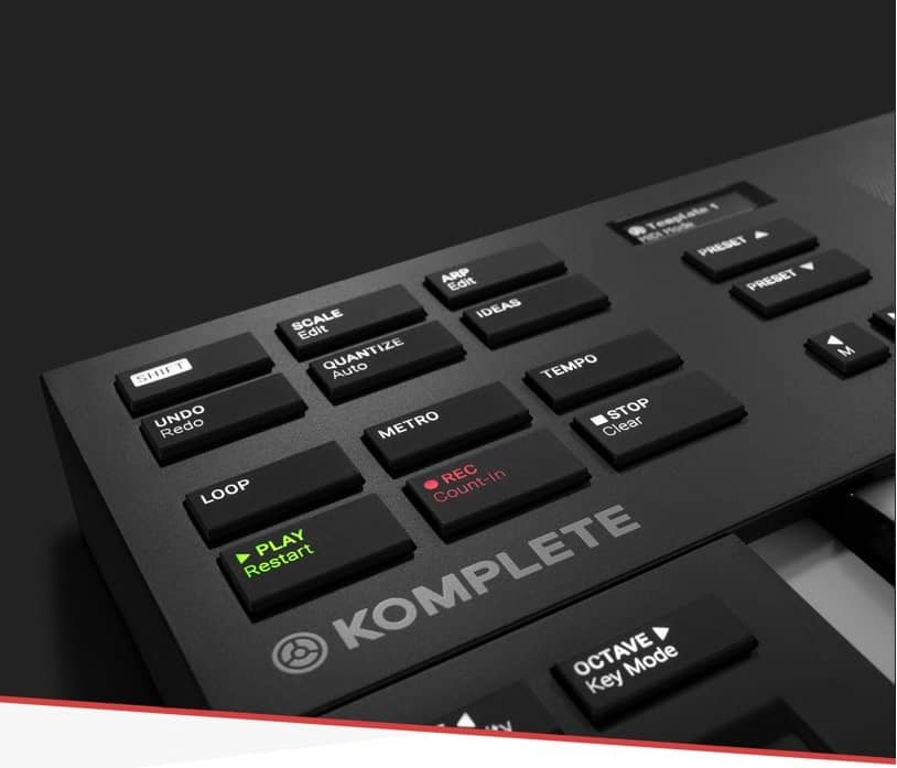 Botones del Controlados Komplete Kontrol M32