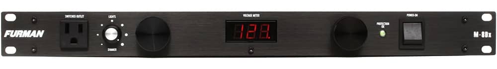M-8Dx Acondicionador de Corriente vista frontal