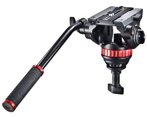 Manfrotto 502A Rótula de vídeo vista de perfil