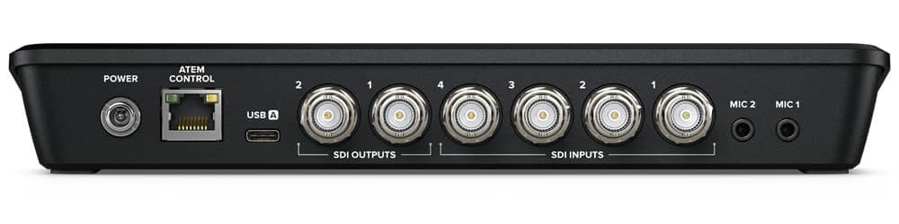 Switcher ATEM SDI vista posterior