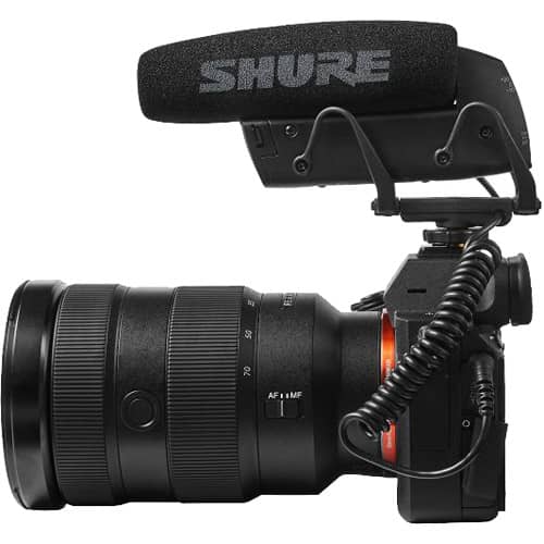 Shure VP83 Micrófono montado en una cámara