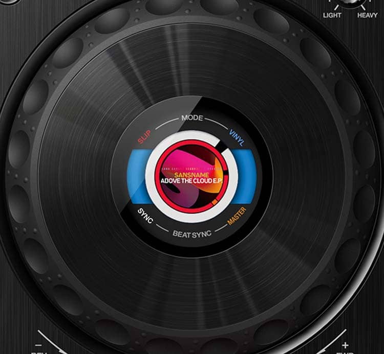 Jog wheel del XDJ-RX3 Sistema de DJ Todo en Uno