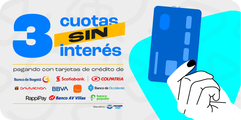 Beneficio Mercado Pago 3 cuotas sin inter&eacute;s