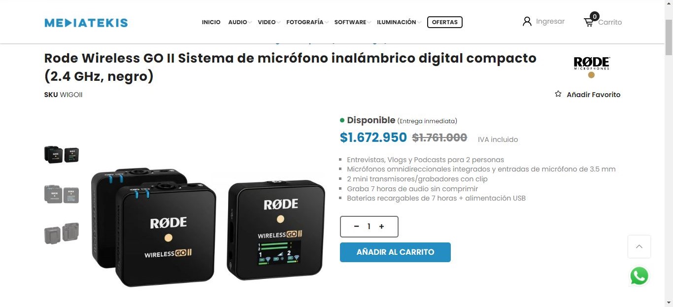 Perspectivas Wireless GO II